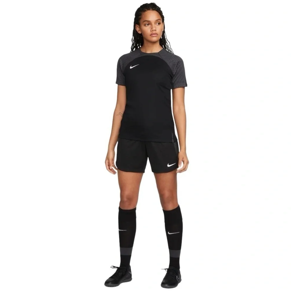 NIKE WOMEN'S DRY-FIT STRIKE 23 SS TOP BLACK/ANTHRACITE/WHITE NWT